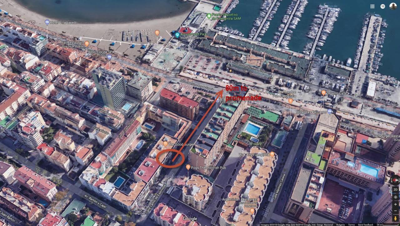 New Central 2Br Apartment 100M-To-Beach Free Parking Fuengirola Ngoại thất bức ảnh